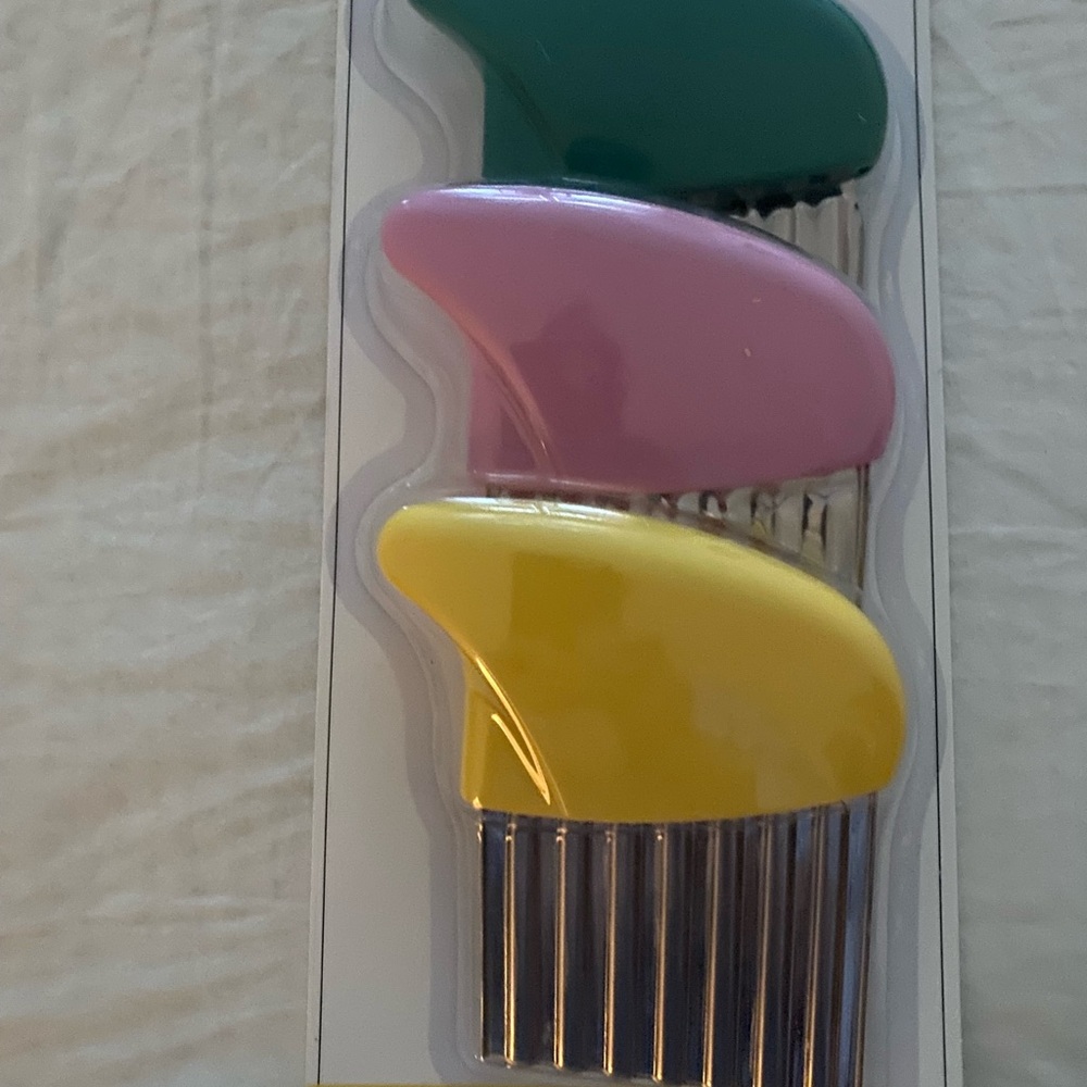 Makery Crinkle Cutters 3 Sizes For Fruits Vegetables Dough New